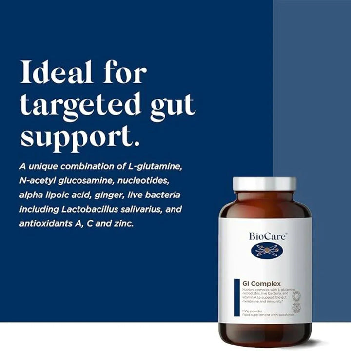BioCare GI Complex Powder 150g Probiotics BioCare GI Complex Powder 150g | Gut Health Supplement Ireland