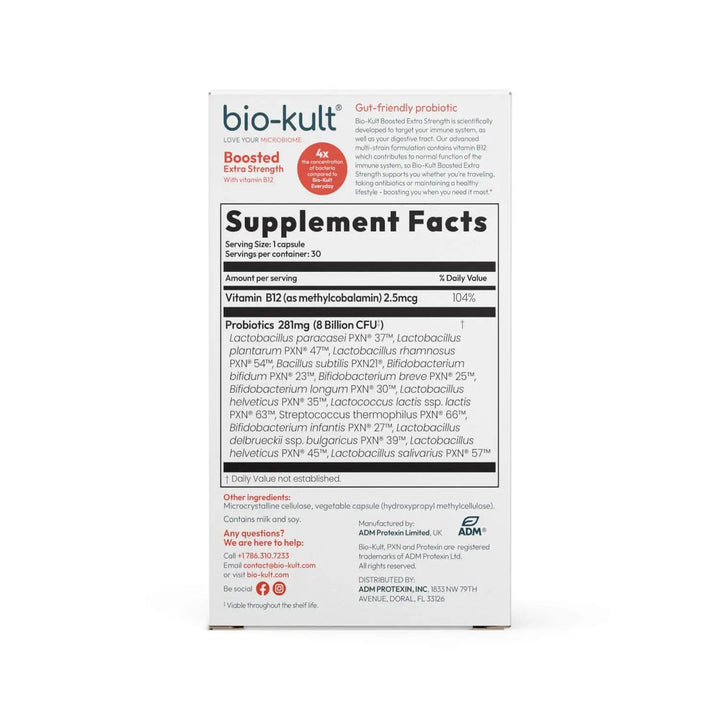 Biokult Boosted Probiotic 30 Probiotics