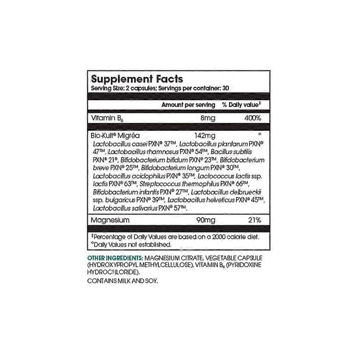 Biokult Muti-Strain Migrea Probiotic (60) Probiotics Biokult Muti-Strain Migrea Probiotic (60)