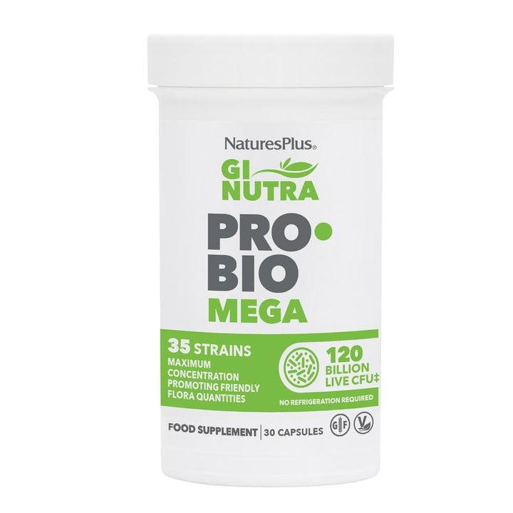 Natures Plus GI Natural Probiotic Mega 30 Probiotics