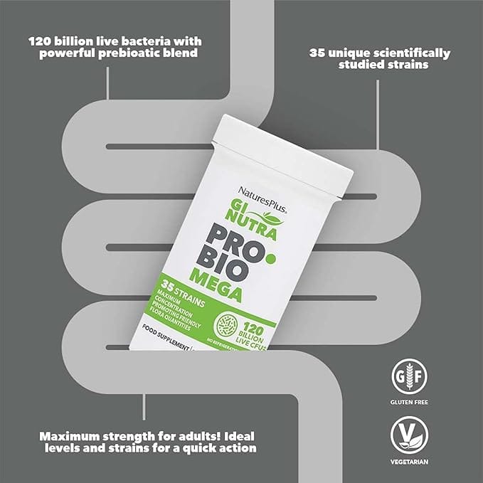 Natures Plus GI Natural Probiotic Mega 30 Probiotics Natures Plus GI Natural Probiotic Mega 30