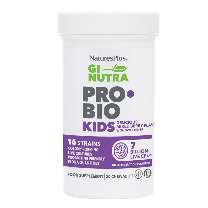 Natures Plus GI Nutra Probiotic Kids 30 Probiotics