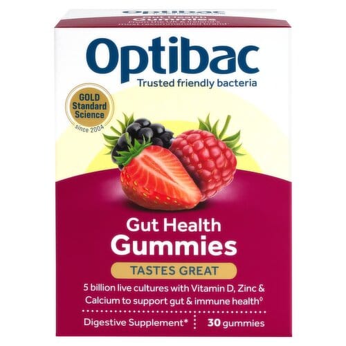 Optibac Gut Health Probiotic Gummies 30 Probiotics