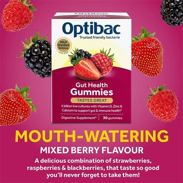 Optibac Gut Health Probiotic Gummies 30 Probiotics