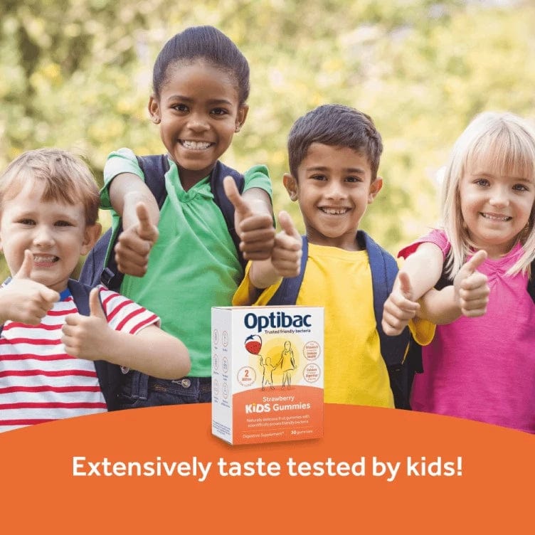 Optibac Kids Probiotic Gummies Strawberry 30 Probiotics