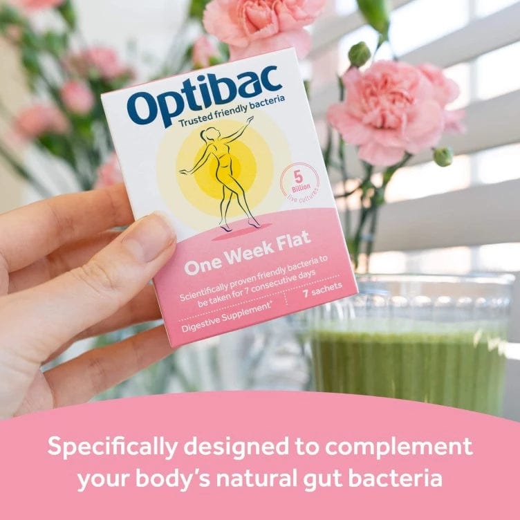Optiback OptiBac Probiotics One Week Flat 7 Capsules – Lir Pharmacy