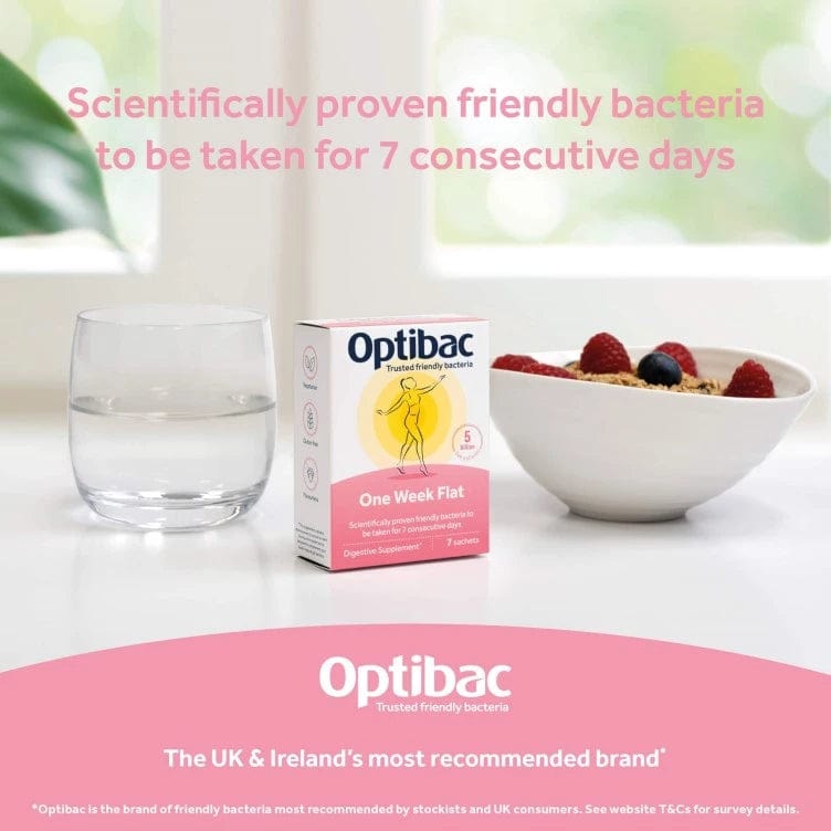 Optibac Logo OptiBac Probiotics One Week Flat 7 Capsules – Lir Pharmacy