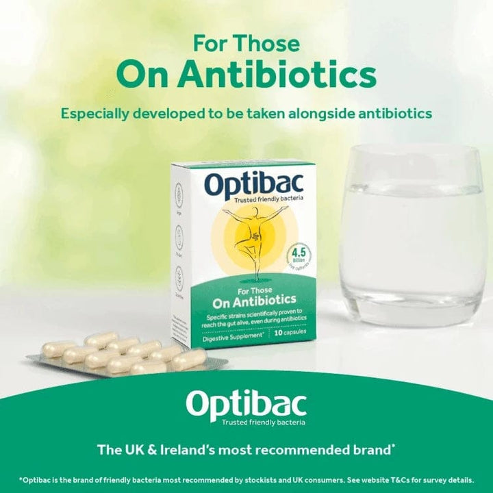 Optibac Probiotics For Those On Antibiotics (10) Probiotics