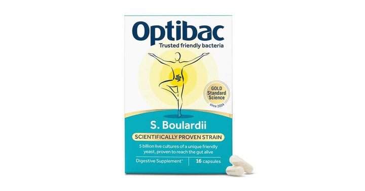 OptiBac Probiotics Saccharomyces boulardii 16 Capsules Probiotics OptiBac Probiotics Saccharomyces boulardii 16 Capsules