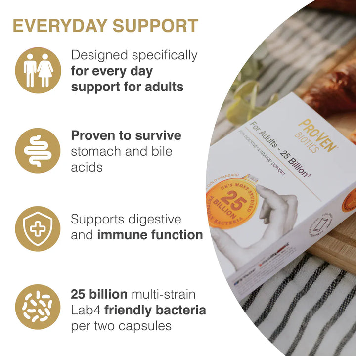 ProVen Probiotic Adult 25 Billion 30 Capsules Probiotics ProVen Probiotic Adult 25 Billion 30 Capsules | High Strength Probiotic