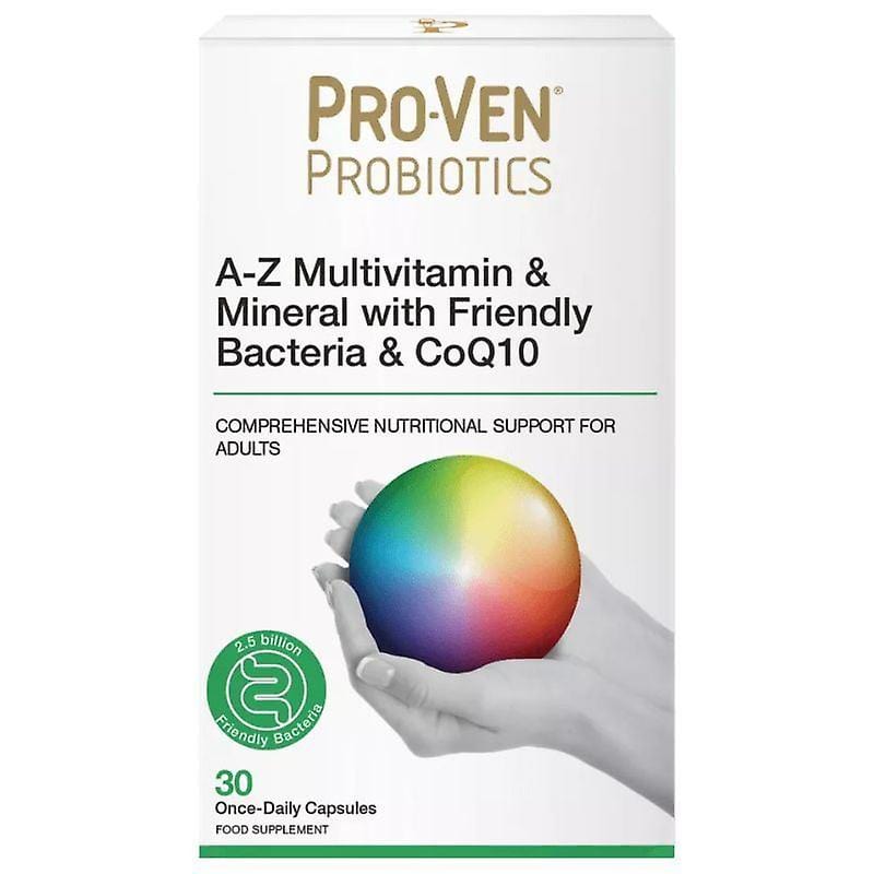 ProVen Probiotics A-Z Multivitamins, Acidophilus, Bifidus & CoQ-10 Caps 30 Probiotics ProVen Probiotics A-Z Multivitamins, Acidophilus, Bifidus & CoQ-10 Caps 30