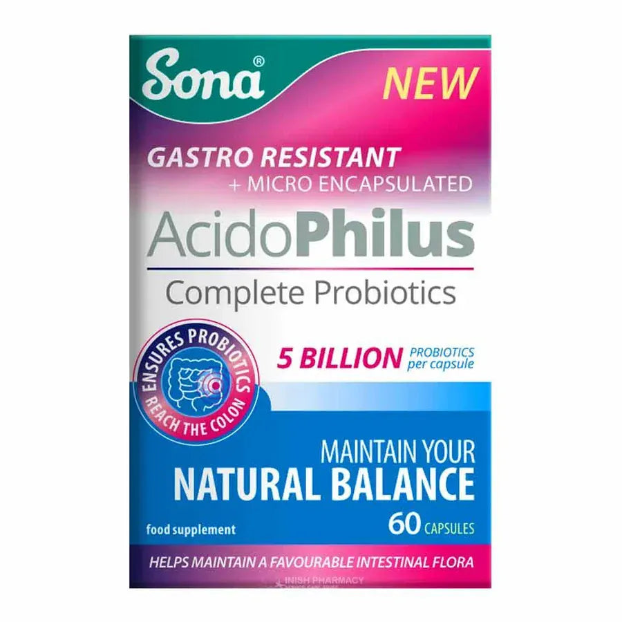 Sona Acidophilus Complete 60 Capsules Probiotics Sona Acidophilus Complete 60 Capsules
