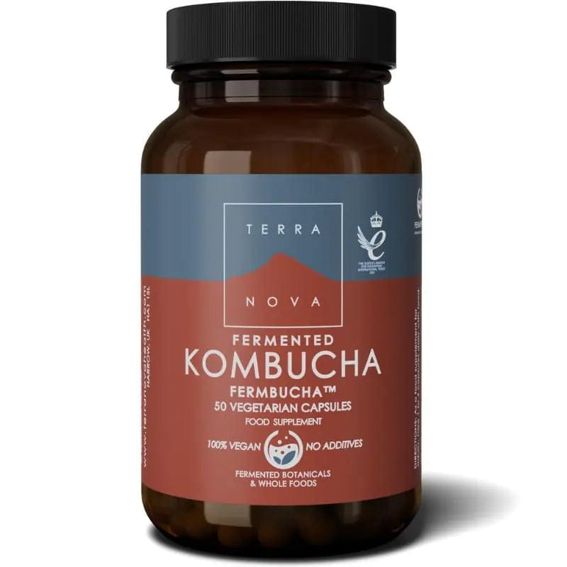 Terranova Fermented Kombucha Capsules 50 Probiotics