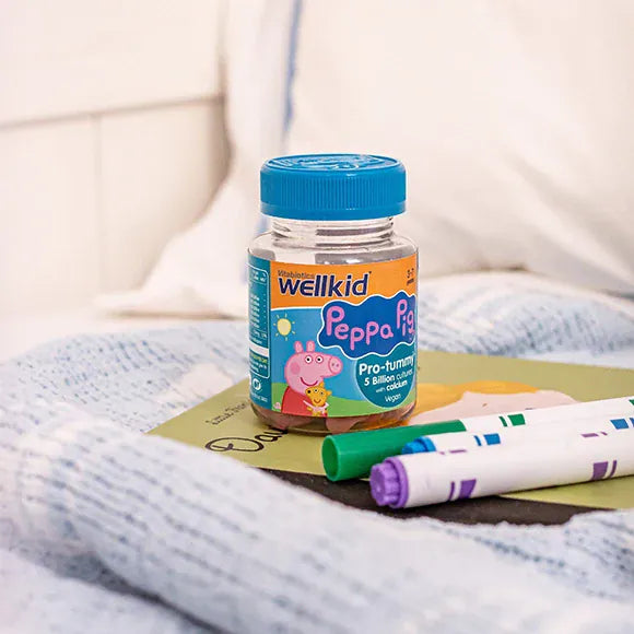 Vitabiotics Wellkid Peppa Pig Pro-Tummy Microbiotic Gummies 30 Probiotics Wellkid Peppa Pig Pro-Tummy Gummies 30 | Kids Probiotic Ireland