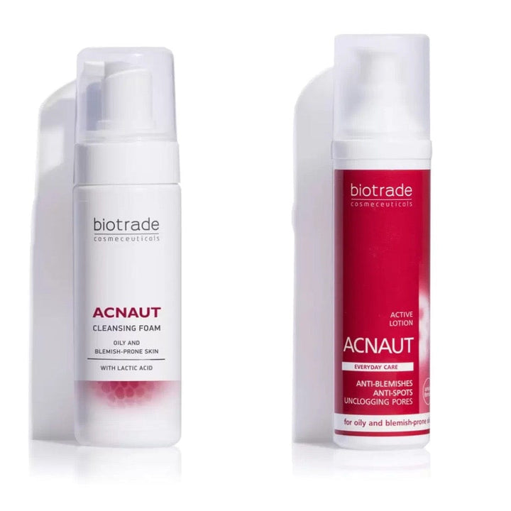 Acnaut 2 Piece Duo: Cleansing Foam 200ml & Active Lotion 60ml Problem Skin