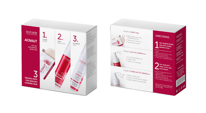 Acnaut 3 Step Kit for Healthy Skin Problem Skin