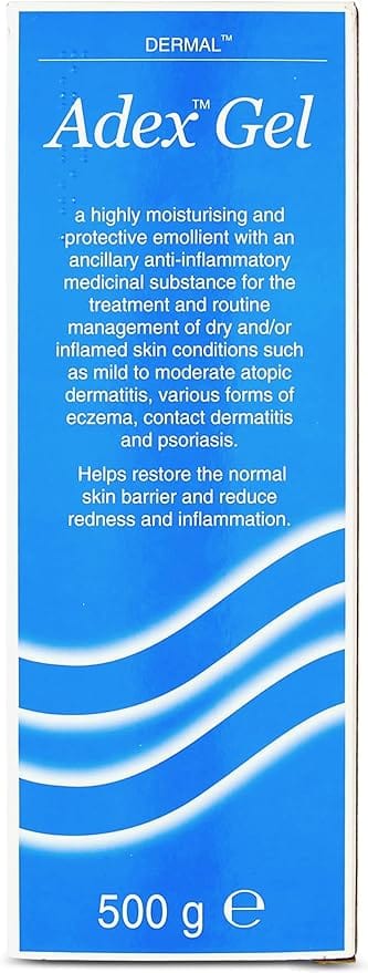 Adex Gel Pump Dispenser 500g | Eczema & Dermatitis Emollient | Lir Pharmacy