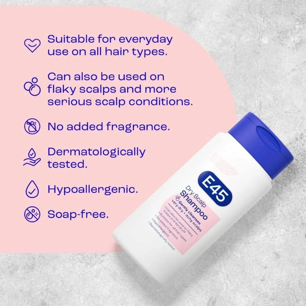 E45 Dry Scalp Shampoo (200ml) Problem Skin E45 Dry Scalp Shampoo (200ml)