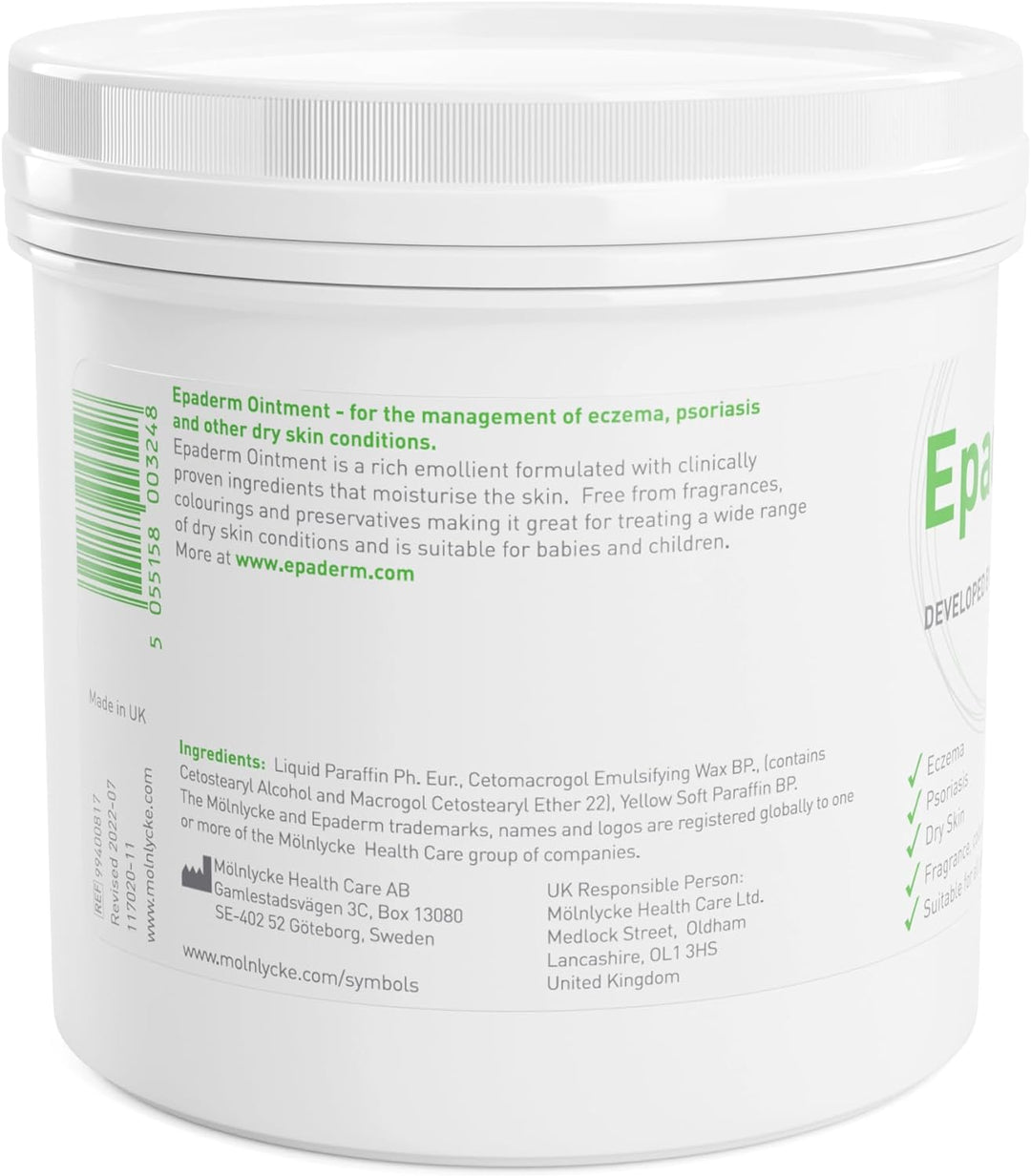 Epaderm Ointment Tub 500g Problem Skin