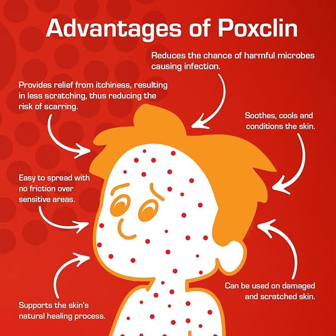 PoxClin CoolMousse Chickenpox & Shingles Mousse 100ml Problem Skin