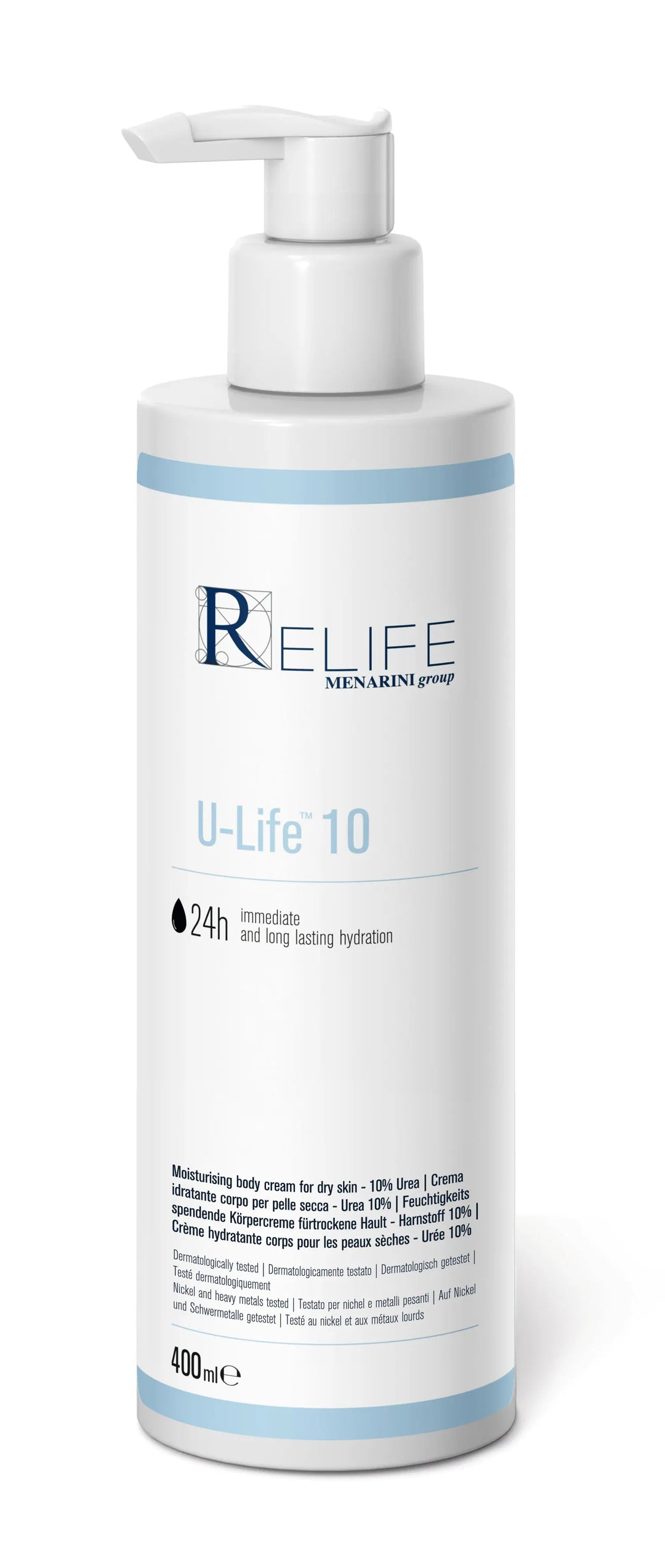 Relife U-Life 10 Moisturising Body Cream 400ml Problem Skin Relife U-Life 10 Moisturising Body Cream 400ml