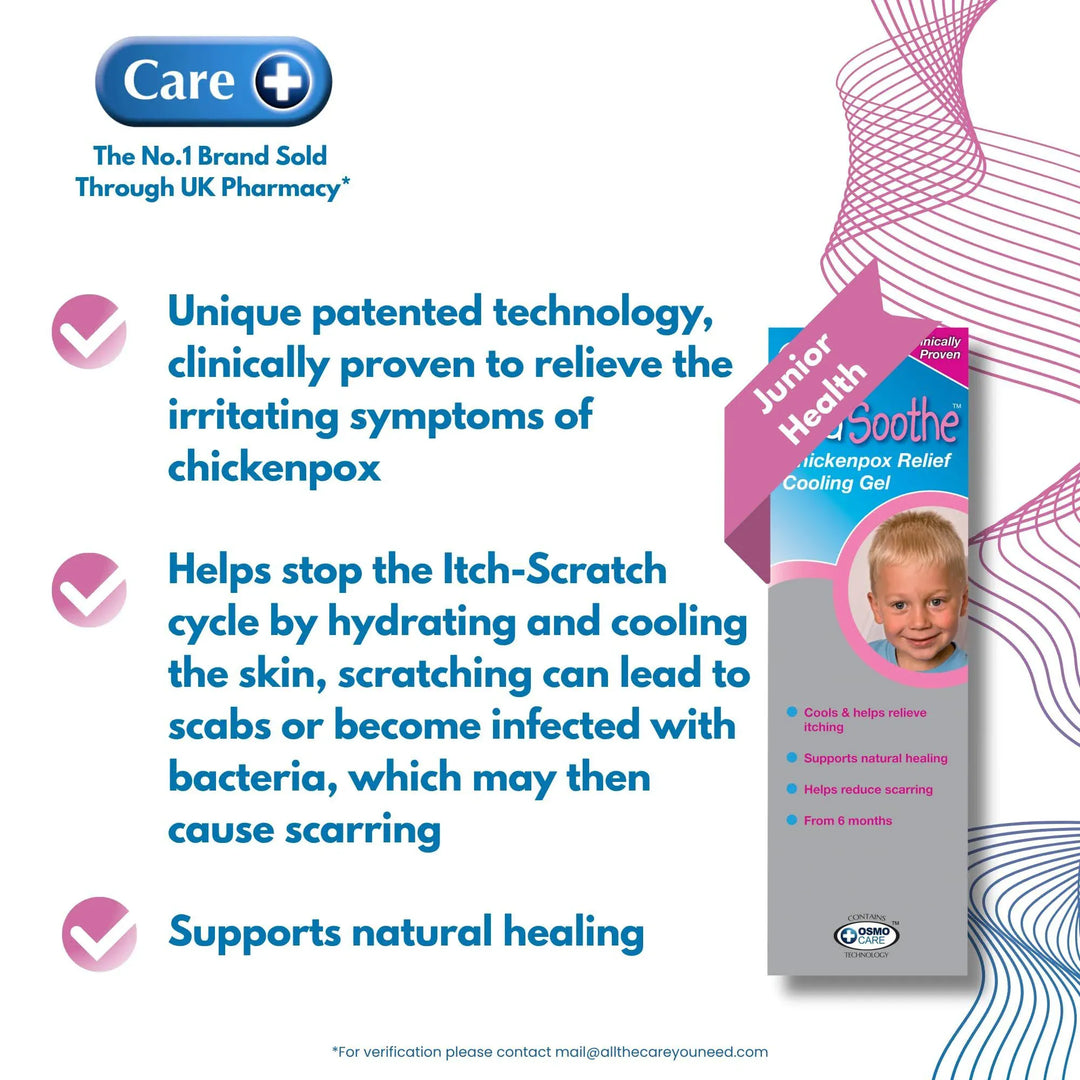 Virasoothe Chickenpox Relief Cooling Gel 75g Problem Skin Virasoothe Chickenpox Relief Cooling Gel 75g | Chickenpox Itch Relief