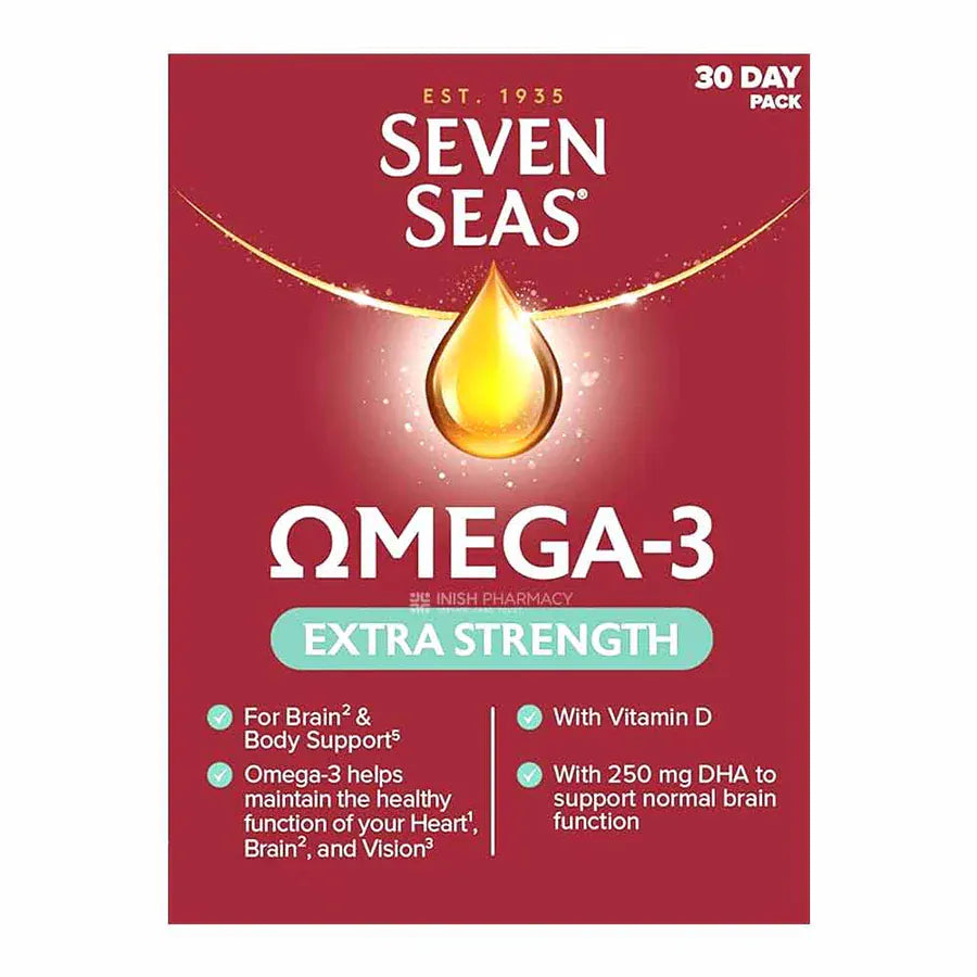 Seven Seas Omega 3 Extra Strength 1250mg 30 Pack Seven Seas Omega 3 Extra Strength 1250mg 30 Pack