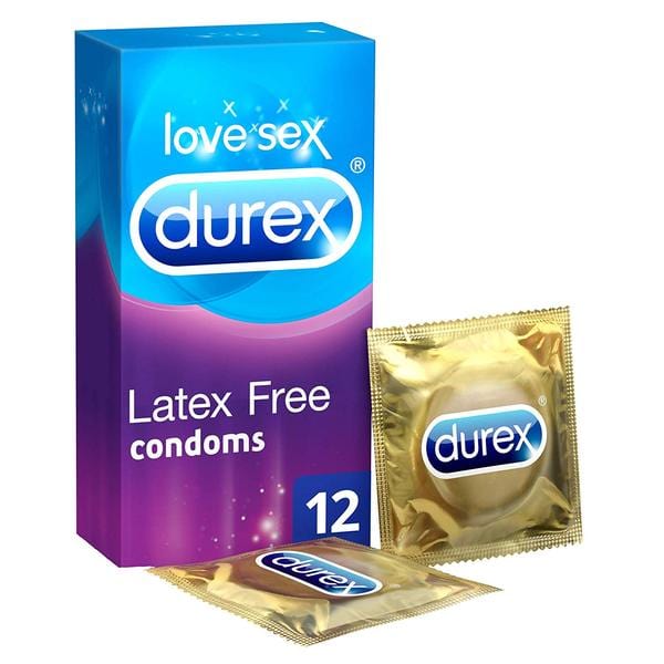 Durex Latex Free Condoms (12) Sexual Health