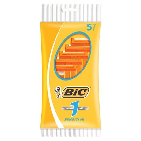 Bic 1-Blade Sensitive Shaver (5) Shaving and Grooming