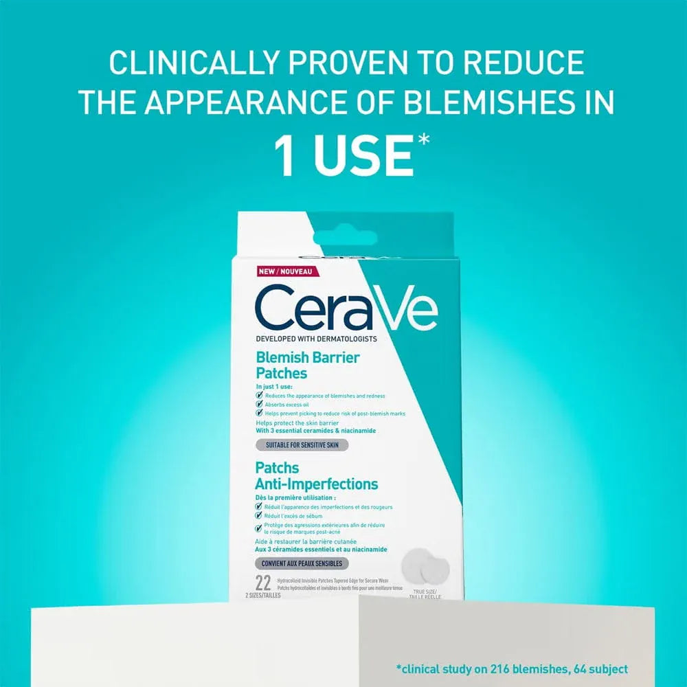 CeraVe Blemish Barrier Patches 22 Pack Skin Care CeraVe Blemish Barrier Patches 22 Pack | Lir Pharmacy