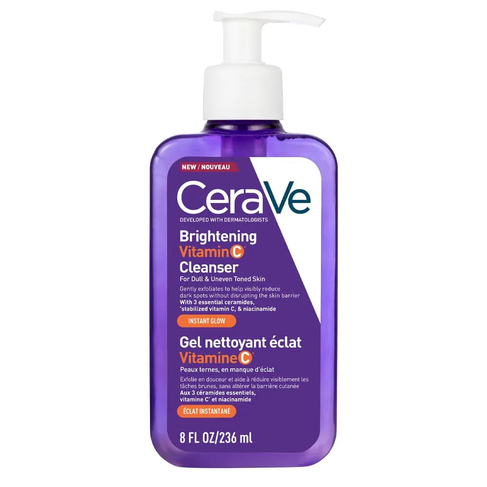 CeraVe Brightening Vitamin C Cleanser 236ml Skin Care CeraVe Brightening Vitamin C Cleanser 236ml | Lir Pharmacy