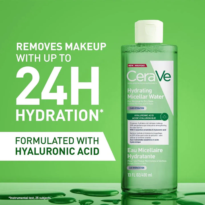 CeraVe Hydrating Micellar Water 400ml Skin Care CeraVe Hydrating Micellar Water 400ml | Lir Pharmacy