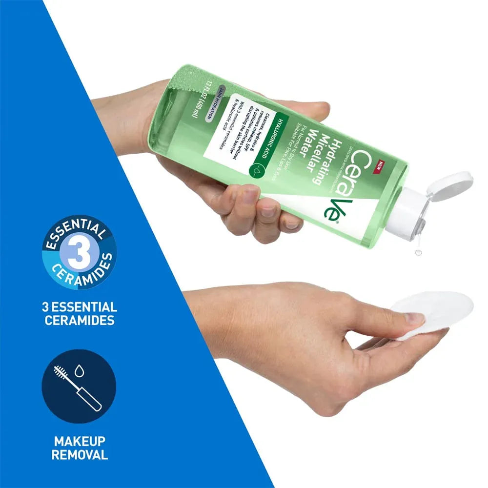 CeraVe Hydrating Micellar Water 400ml Skin Care CeraVe Hydrating Micellar Water 400ml | Lir Pharmacy