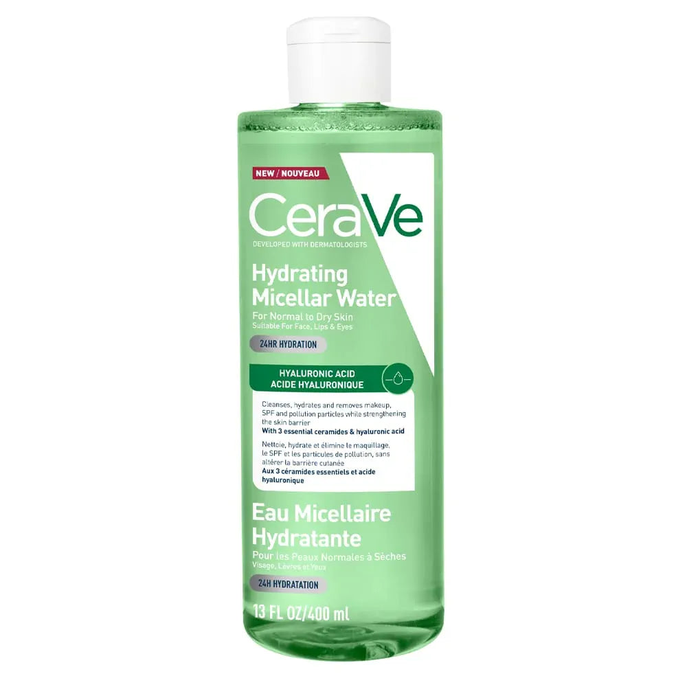 CeraVe Hydrating Micellar Water 400ml Skin Care CeraVe Hydrating Micellar Water 400ml | Lir Pharmacy