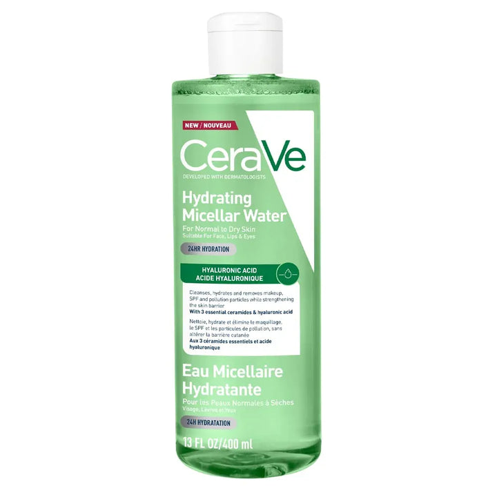 CeraVe Hydrating Micellar Water 400ml Skin Care CeraVe Hydrating Micellar Water 400ml | Lir Pharmacy