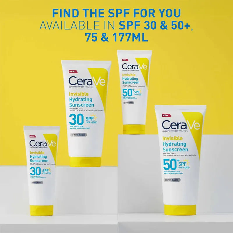 CeraVe Invisible Hydrating Sunscreen SPF30 SKIN CARE CeraVe Invisible Hydrating Sunscreen SPF30