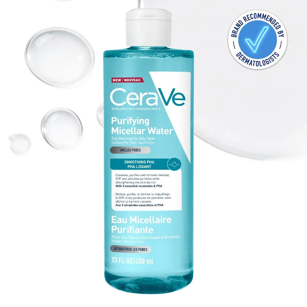 CeraVe Purifying Micellar Water 400ml Skin Care CeraVe Purifying Micellar Water 400ml | Lir Pharmacy