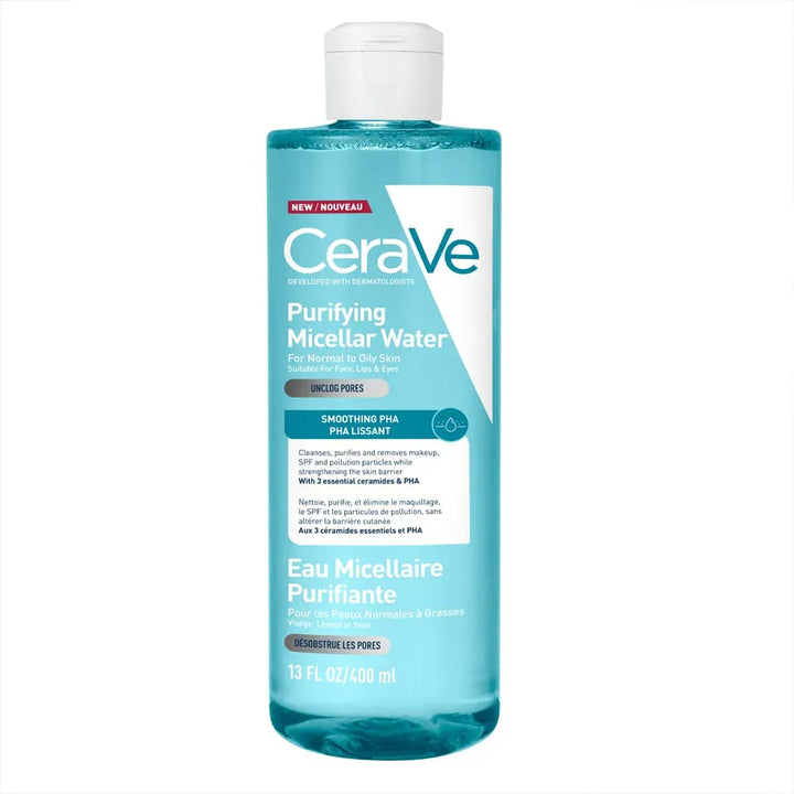 CeraVe Purifying Micellar Water 400ml Skin Care CeraVe Purifying Micellar Water 400ml | Lir Pharmacy