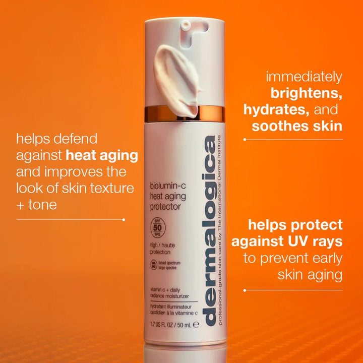Dermalogica Biolumin-C Heat Aging Protector SPF50 50ml Skin Care Dermalogica Biolumin-C Heat Aging Protector SPF50 50ml