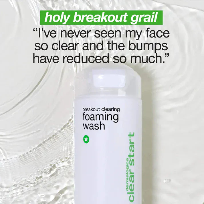 Dermalogica Bundle - Breakout Clearing with Foaming Wash, Booster & Cooling Aqua Jelly Skin Care Dermalogica Bundle - Breakout Clearing with Foaming Wash, Booster & Cooling Aqua Jelly