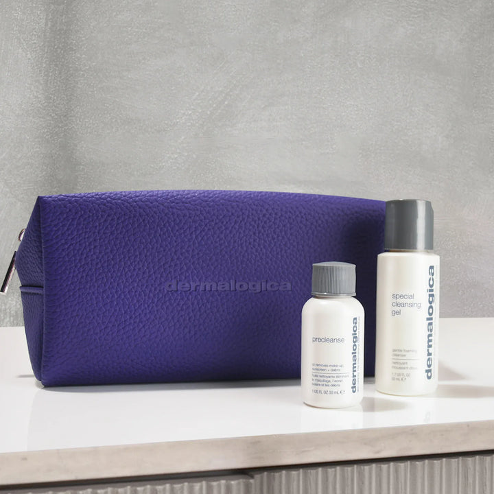 Dermalogica Double Cleanse with Travel Bag Skin Care Dermalogica Double Cleanse with Travel Bag