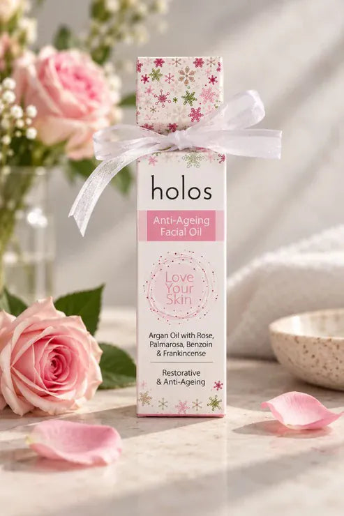 Holos Love Your Skin Anti-Ageing Facial Oil Christmas Cracker SKIN CARE Holos Love Your Skin Anti-Ageing Facial Oil Christmas Cracker