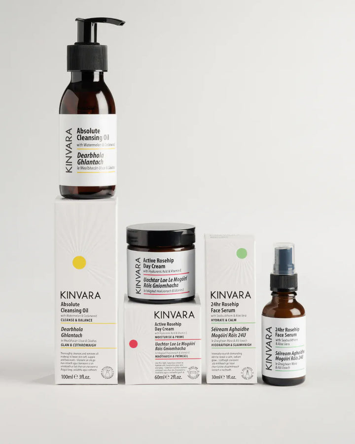 Kinvara Capsule Collection Best Sellers - Cleansing Oil, Serum &amp; Day Cream Skin Care Kinvara Capsule Collection Best Sellers - Cleansing Oil, Serum &amp; Day Cream