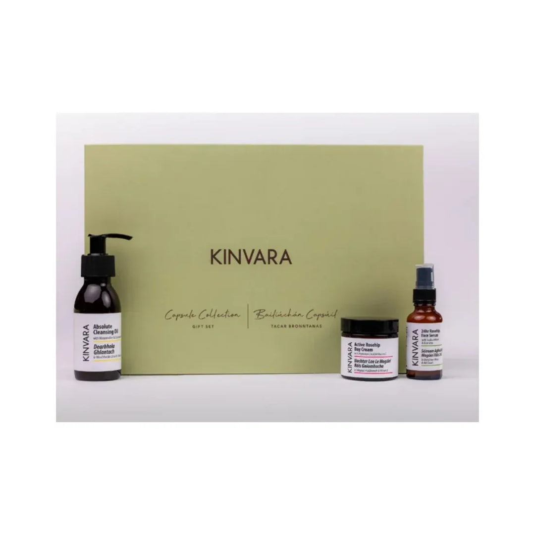 Kinvara Capsule Collection Best Sellers - Cleansing Oil, Serum & Day Cream Skin Care Kinvara Capsule Collection Best Sellers - Cleansing Oil, Serum & Day Cream