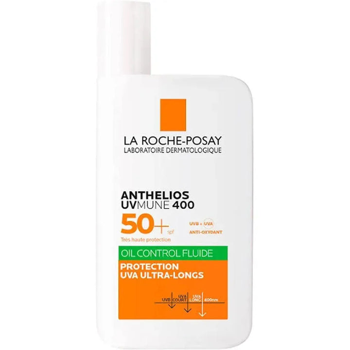 La Roche-Posay Anthelios UVMune 400 Oil Control Fluid SPF50+ 50ml Skin Care La Roche-Posay UVMune 400 Oil Control SPF50+ 50ml | Lir Pharmacy