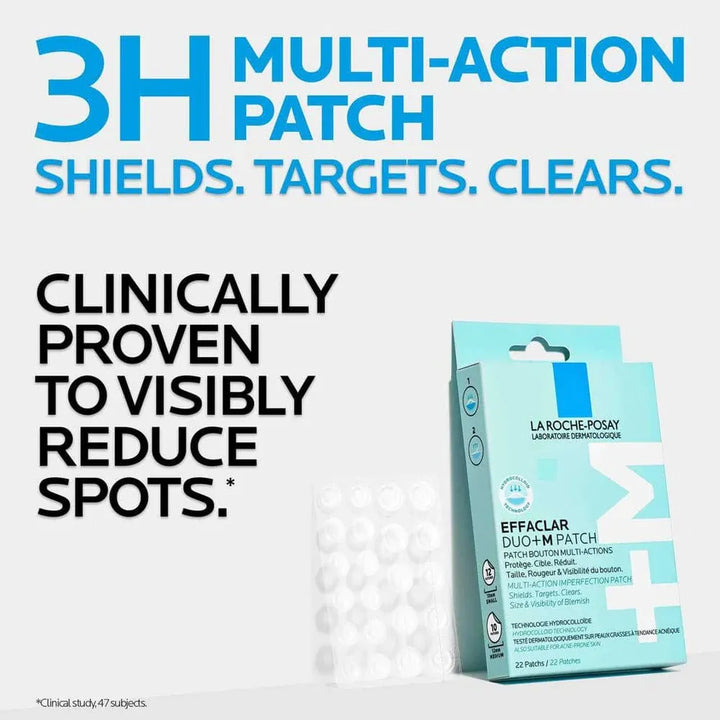 La Roche Posay Effaclar Duo+M Multi-Action Spot Patch 22 Patches Skin Care La Roche-Posay Effaclar Duo+M Spot Patches 22 | Lir Pharmacy