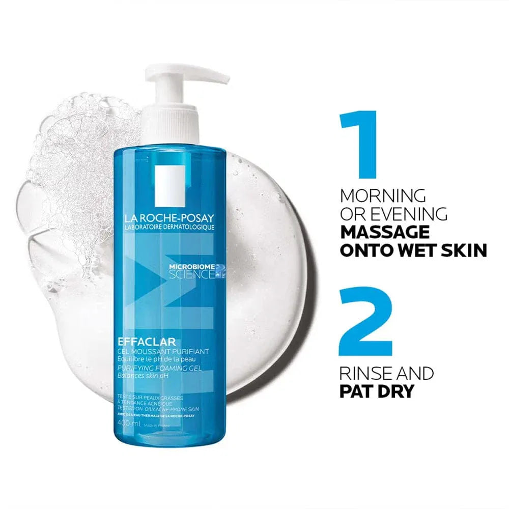 La Roche-Posay Effaclar Purifying Cleansing Gel 400ml Skin Care La Roche-Posay Effaclar Cleansing Gel 400ml | Lir Pharmacy