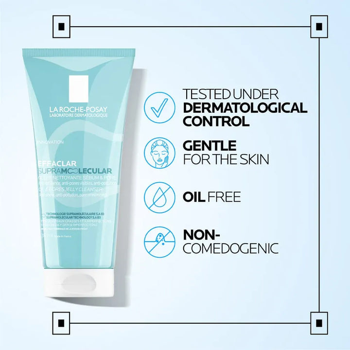 La Roche Posay-Effaclar Supramolecular Oil Pores Correct Wash 200ml Skin Care La Roche Posay Effaclar Oil &amp; Pores Wash 200ml | Lir Pharmacy