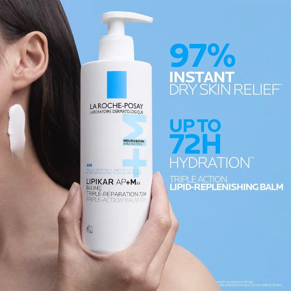 La Roche-Posay Lipikar AP+Max Triple-Action Balm 400ml Skin Care La Roche-Posay Lipikar AP+Max Balm 400ml | Lir Pharmacy