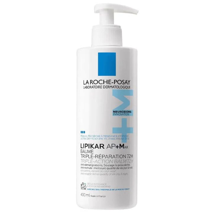 La Roche-Posay Lipikar AP+Max Triple-Action Balm 400ml Skin Care La Roche-Posay Lipikar AP+Max Balm 400ml | Lir Pharmacy